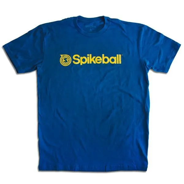 spikeball-klassik-t-shirt-marineblau-mit-kleinem-r-ckenlogo image 1