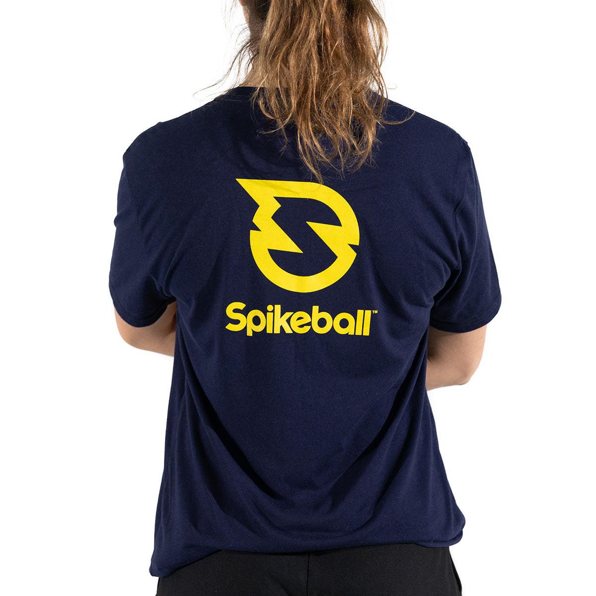 spikeball-klassisches-logo-t-shirt-marineblau image 2