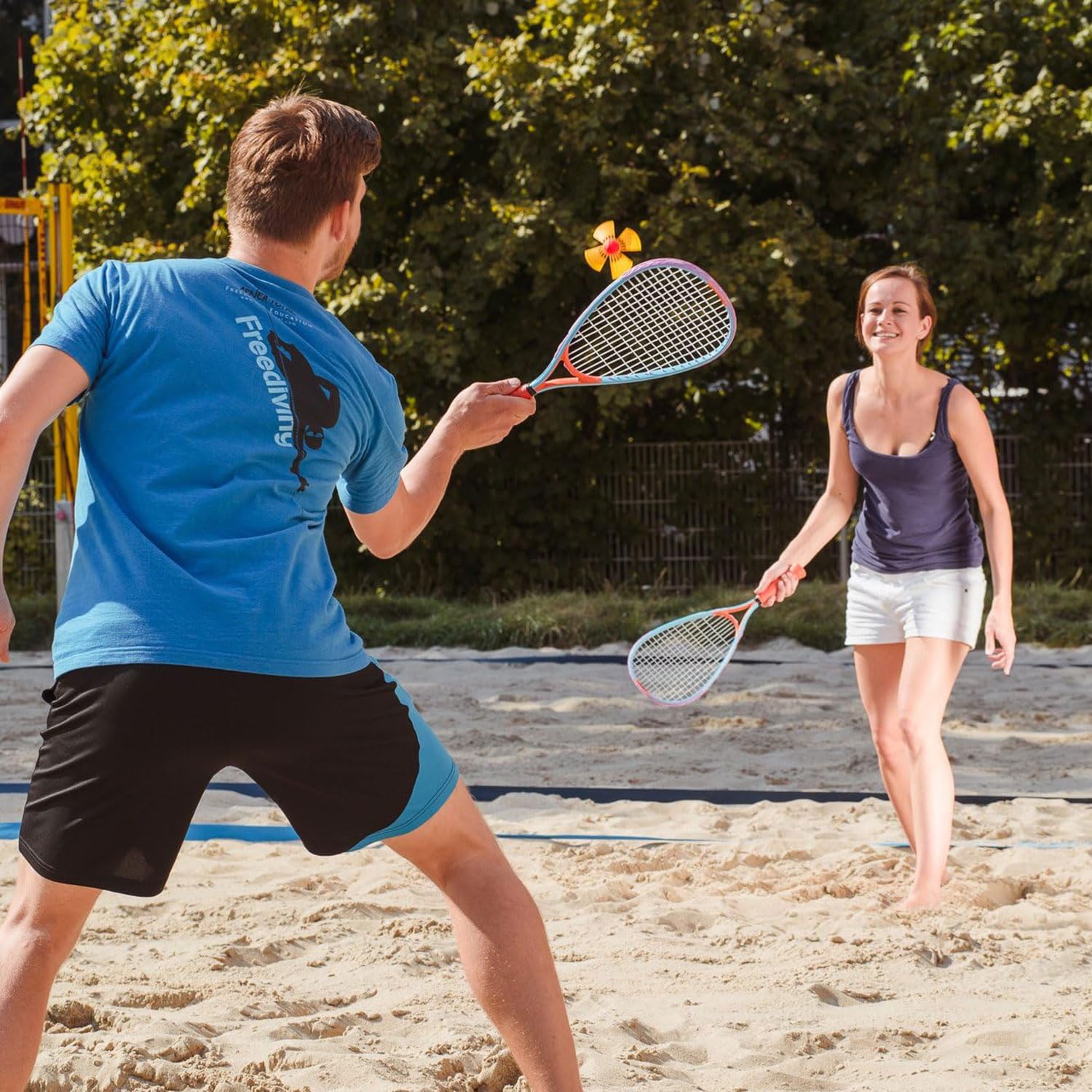 speedminton-fun-set-crossminton-set-mit-2-heli-speeder image 4