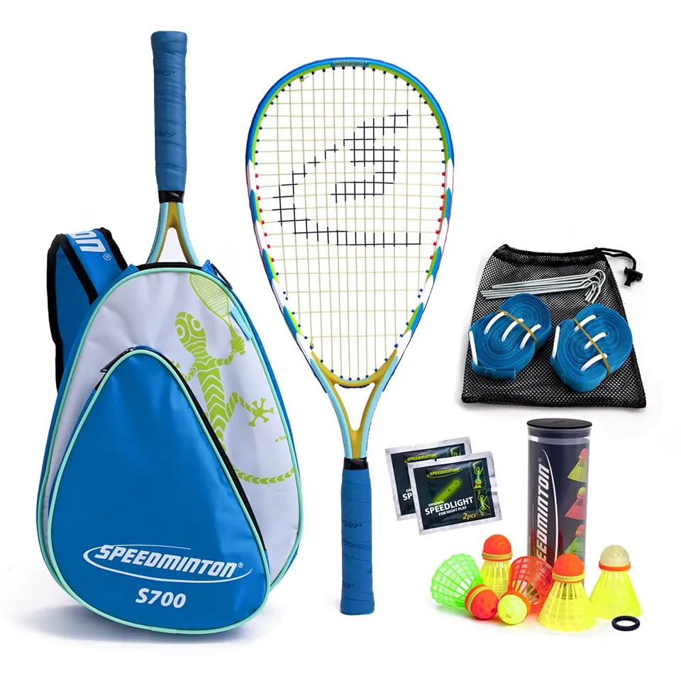 speedminton-s700-crossminton-allround-set-mit-5-speedern-und-spielfeld image 1