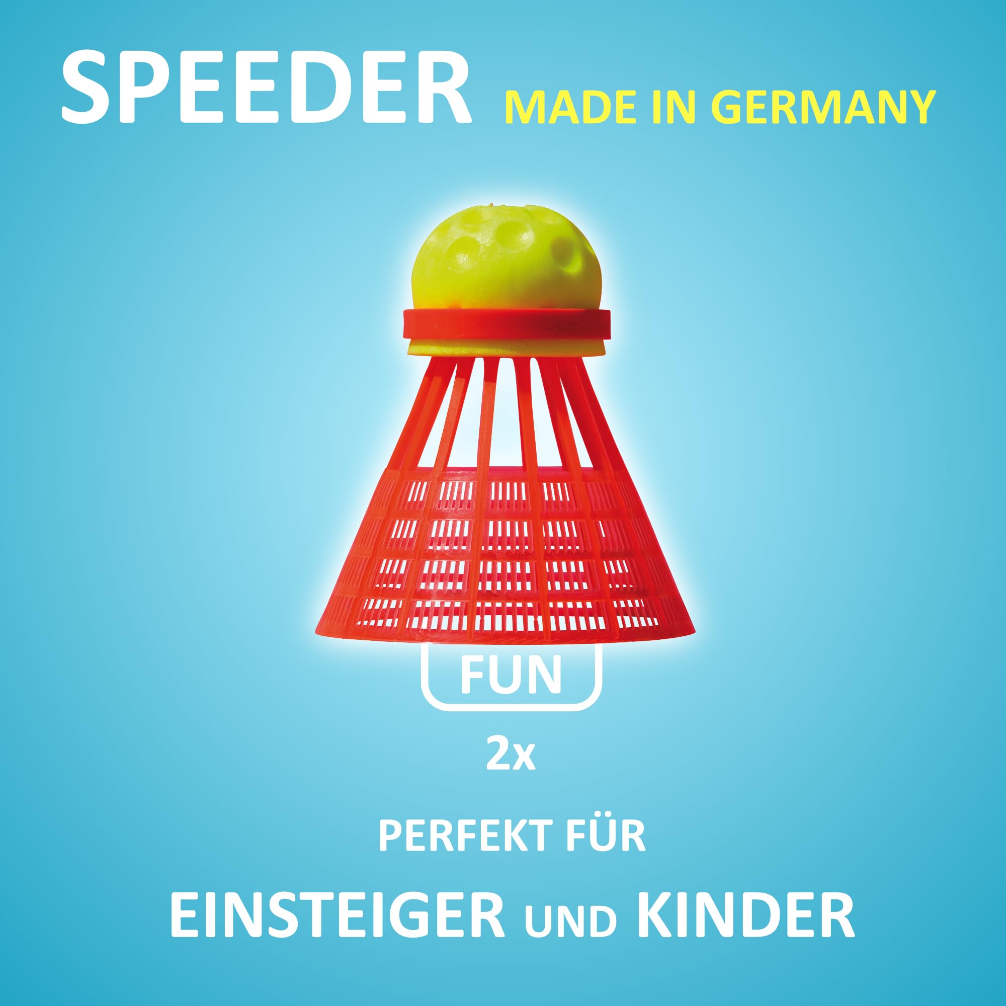 speedminton-junior-set-crossminton-kinder-set-2-schl-ger-2-fun-speeder-mit-tasch image 3