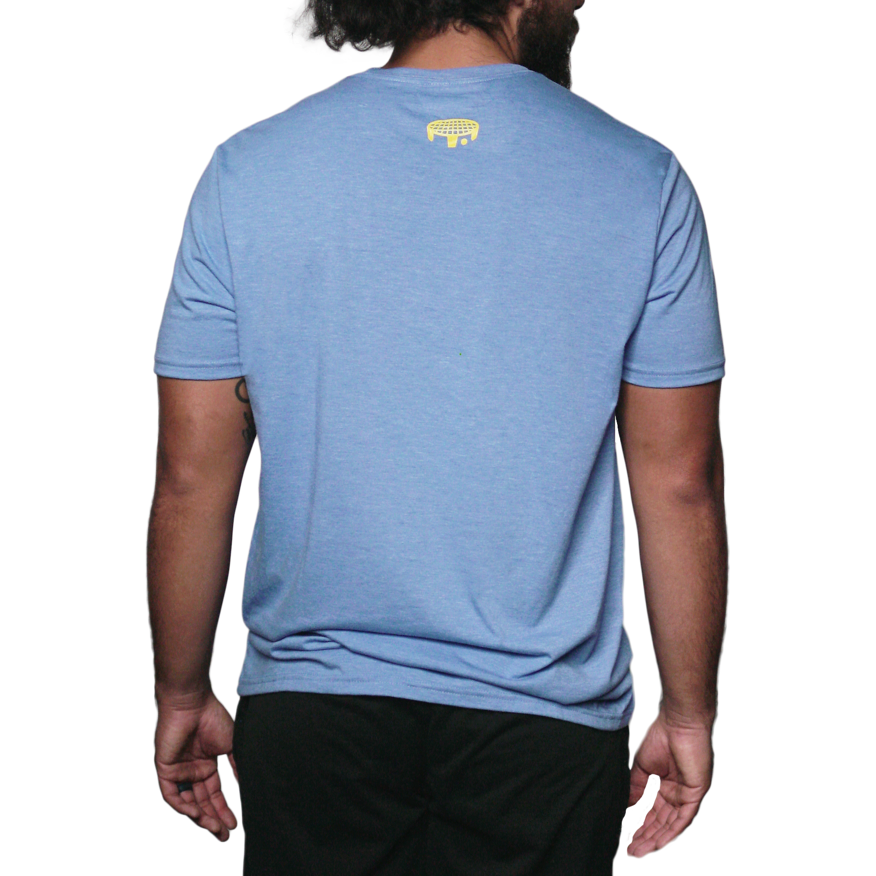 spikeball-t-shirt-kleines-logo-olympisch-blau-tri-blend-shirt image 2