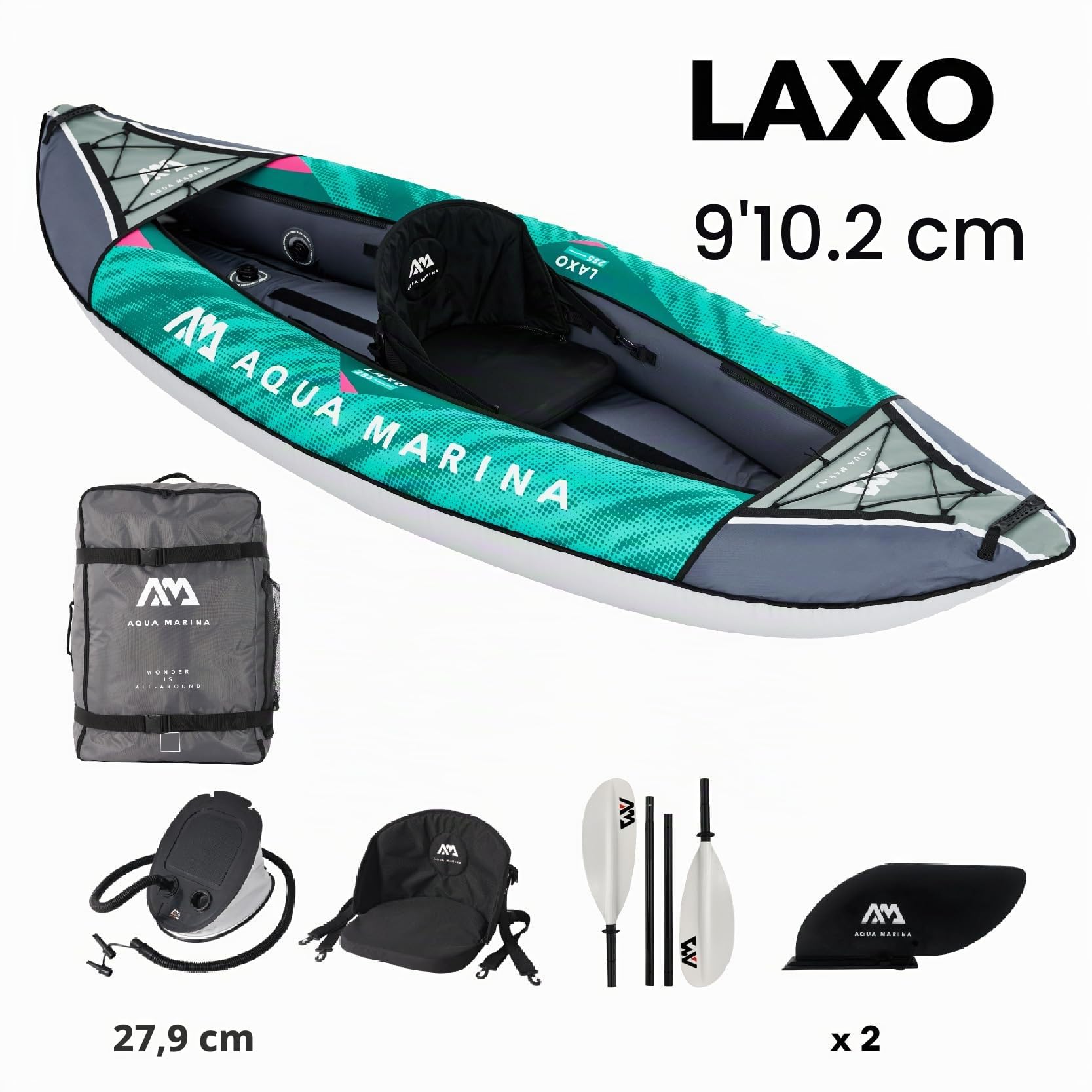 aqua-marina-laxo-aufblasbares-freizeit-kajak-285-cm-f-r-1-person image 4
