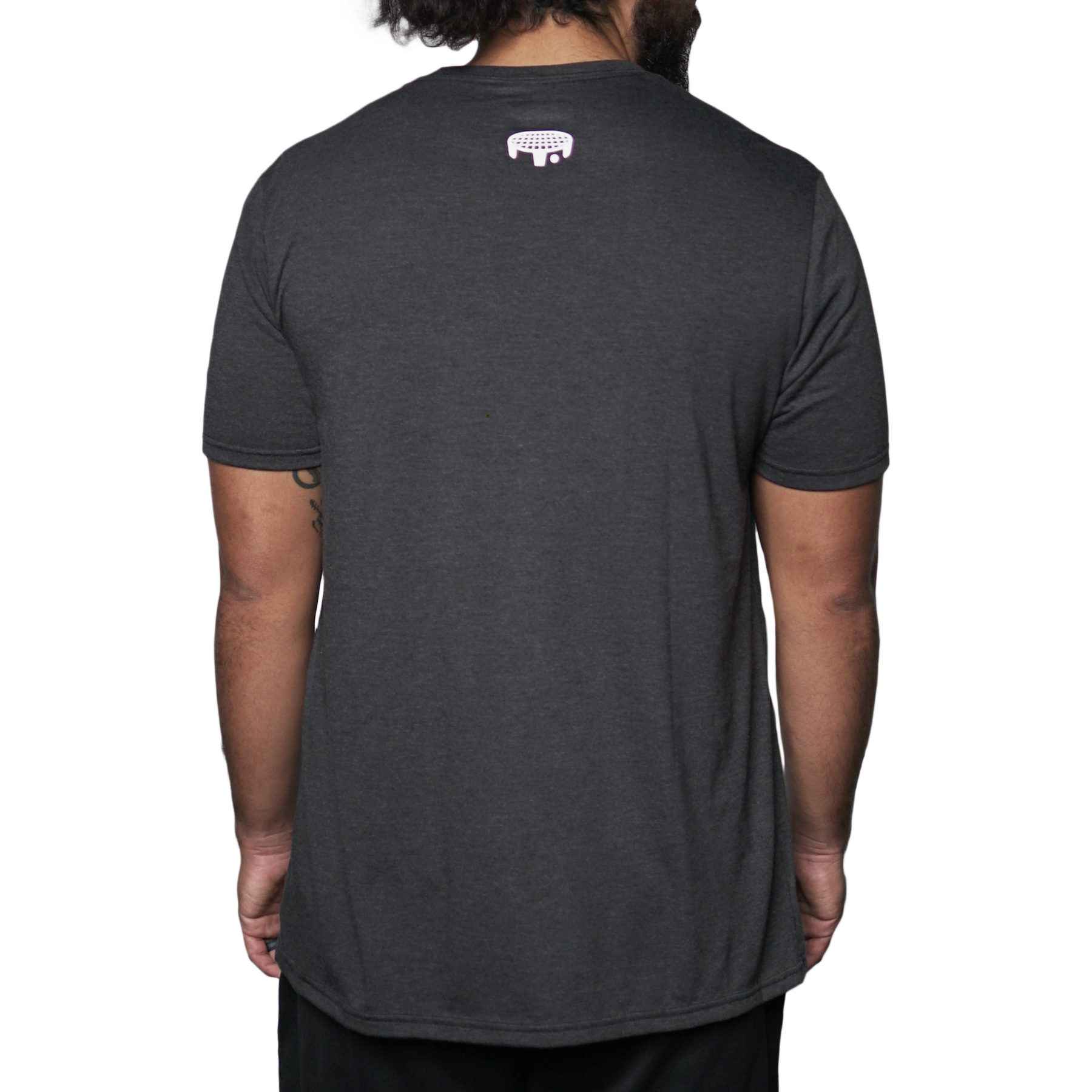 spikeball-t-shirt-kleines-logo-onyx-tri-blend image 2