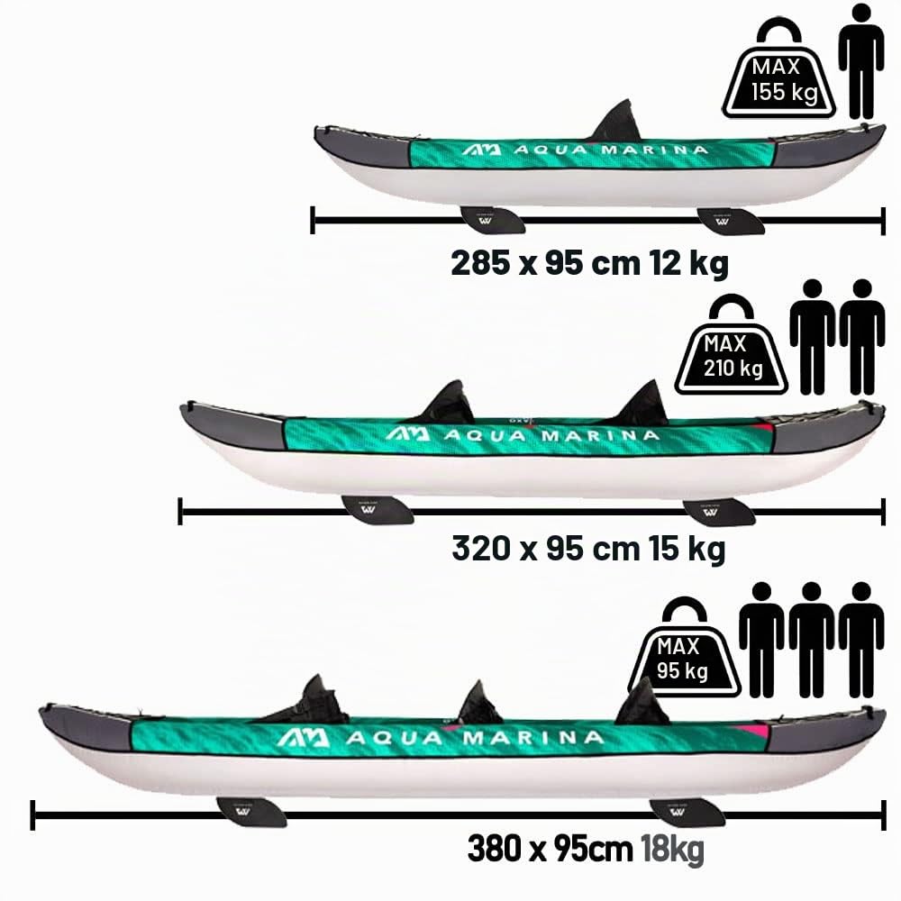 aqua-marina-laxo-aufblasbares-freizeitkajak-320-x-90-cm-f-r-1-2-personen image 3