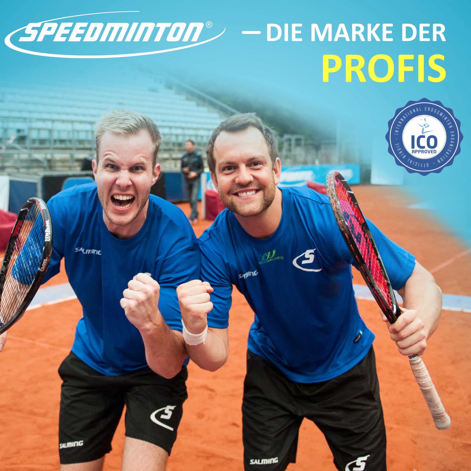 speedminton-s70-einsteiger-crossminton-set-orange-schwarz image 8