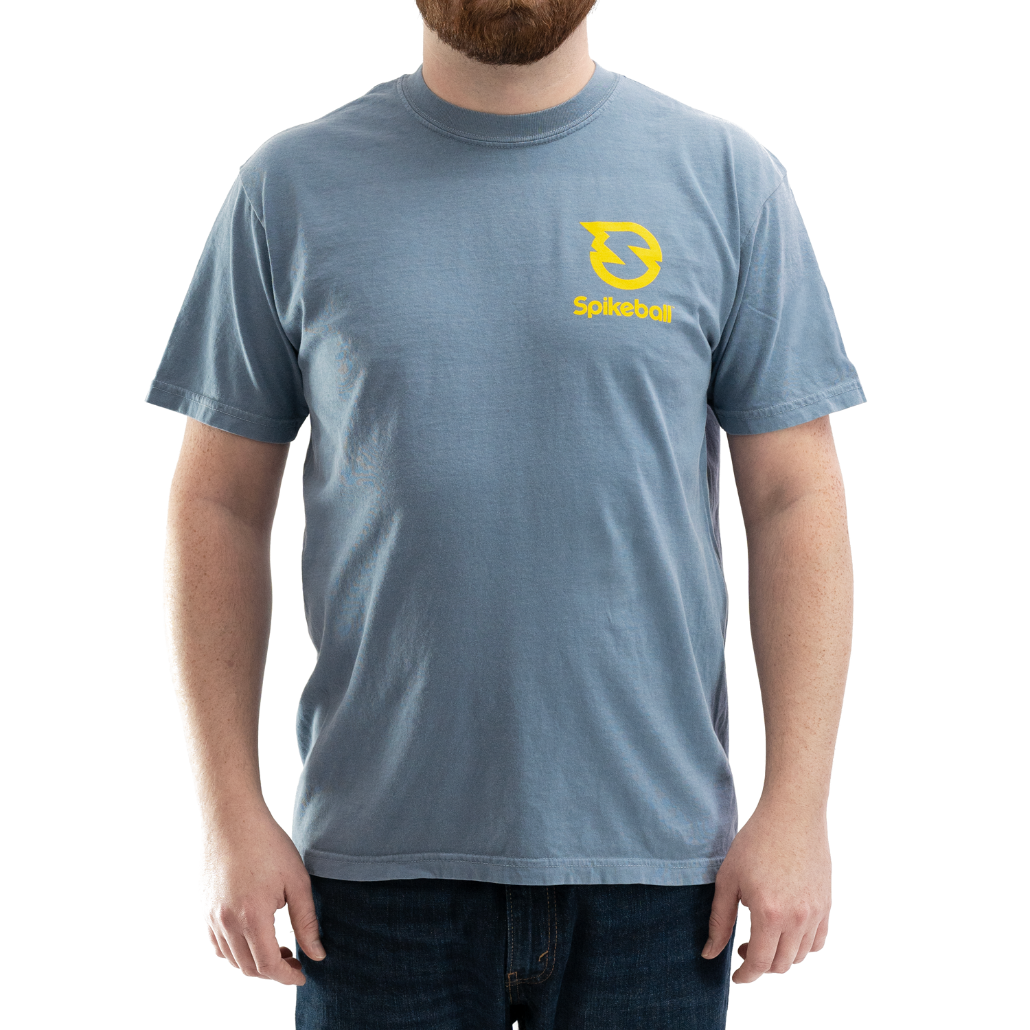 spikeball-spiel-t-shirt-schiefergrau-game-tee image 1