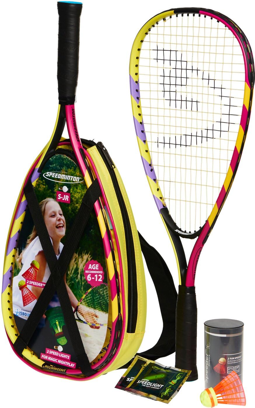 speedminton-junior-set-crossminton-kinder-set-2-schl-ger-2-fun-speeder-mit-tasch image 8