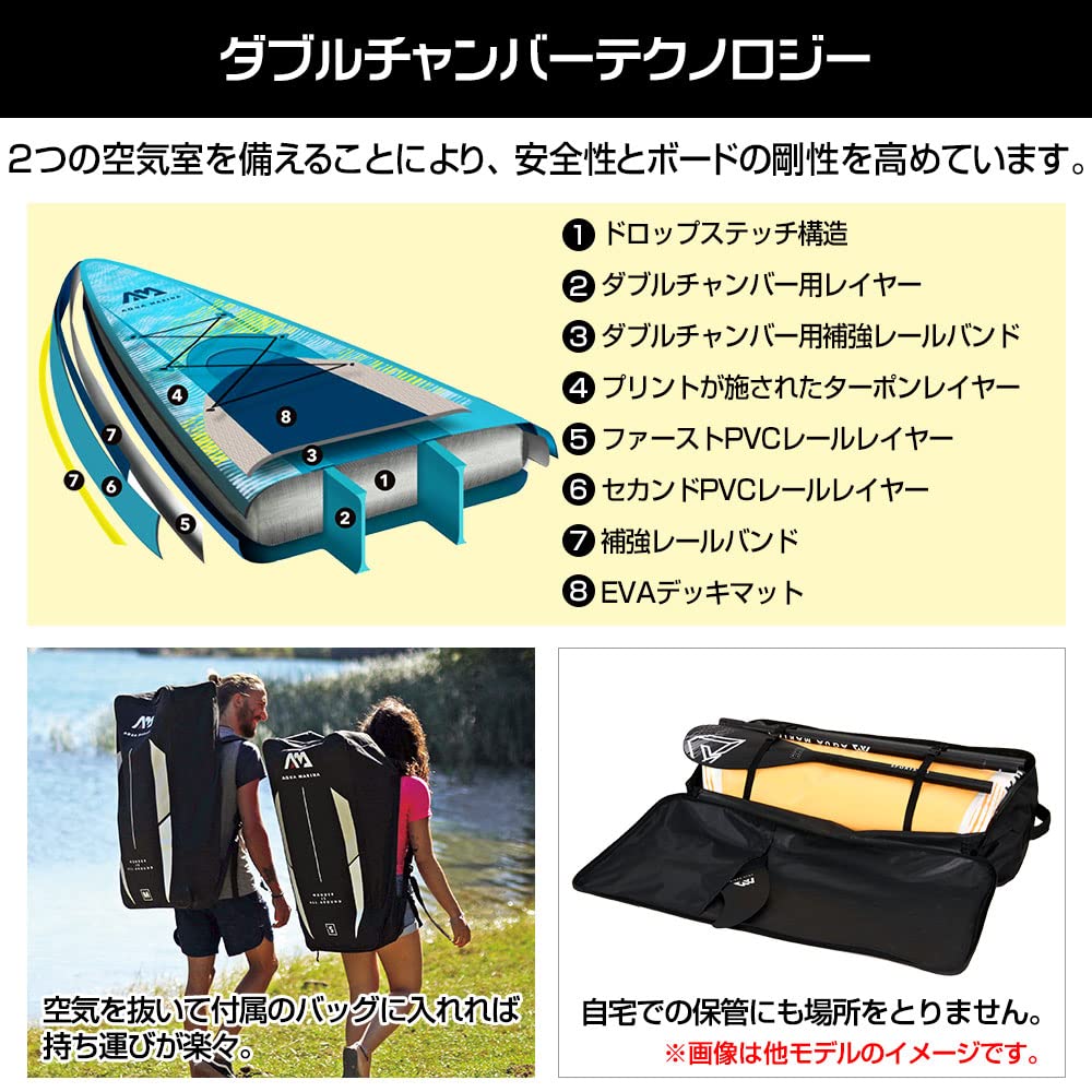 aqua-marina-hyper-touring-sup-paddelbrett-paket-381-cm image 5