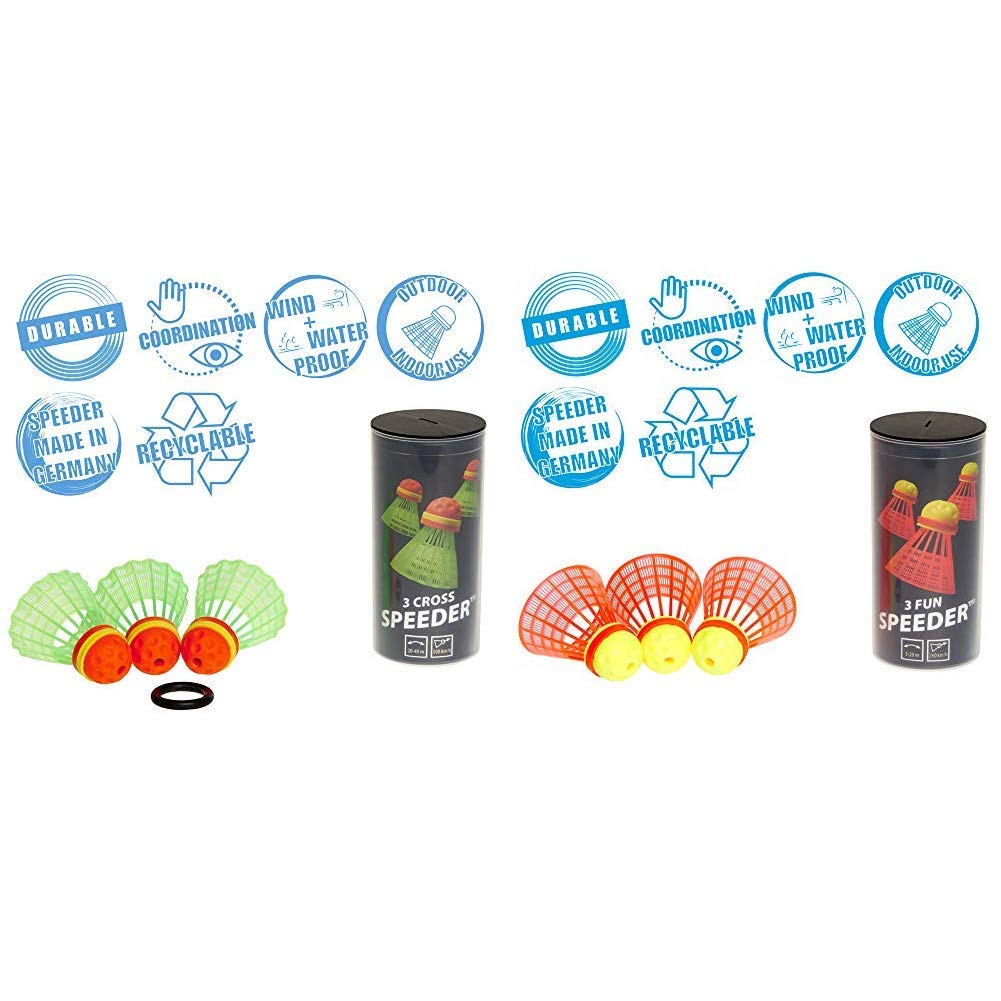 speedminton-cross-speeder-3er-pack-outdoor-ball-mit-windring image 3