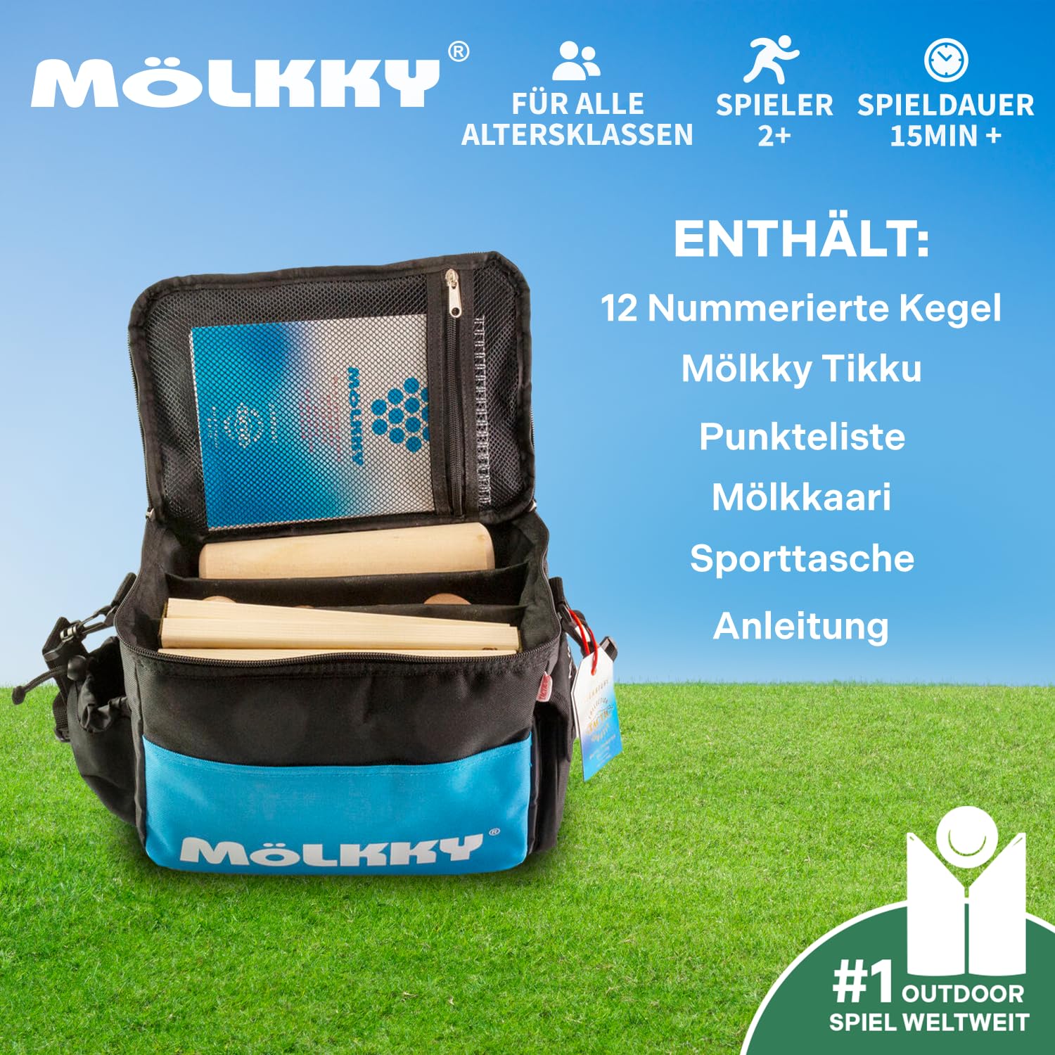 m-lkky-sport-bag-birkenholz-wurfspiel-mit-12-pins-und-tasche image 2