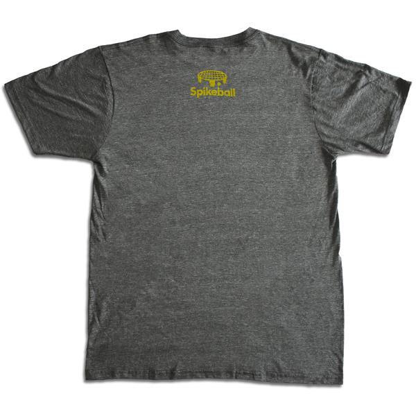 spikeball-klassik-t-shirt-kleines-logo-r-cken-grau image 2