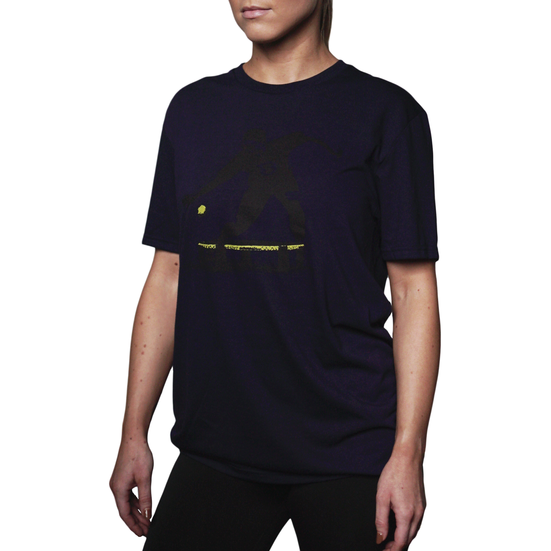 spikeball-textbook-t-shirt-marineblau-tri-blend-fan-shirt image 3