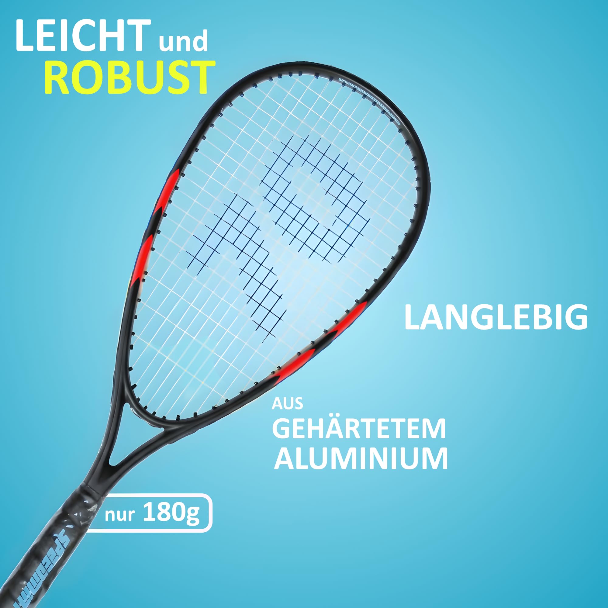 speedminton-s70-einsteiger-crossminton-set-orange-schwarz image 7