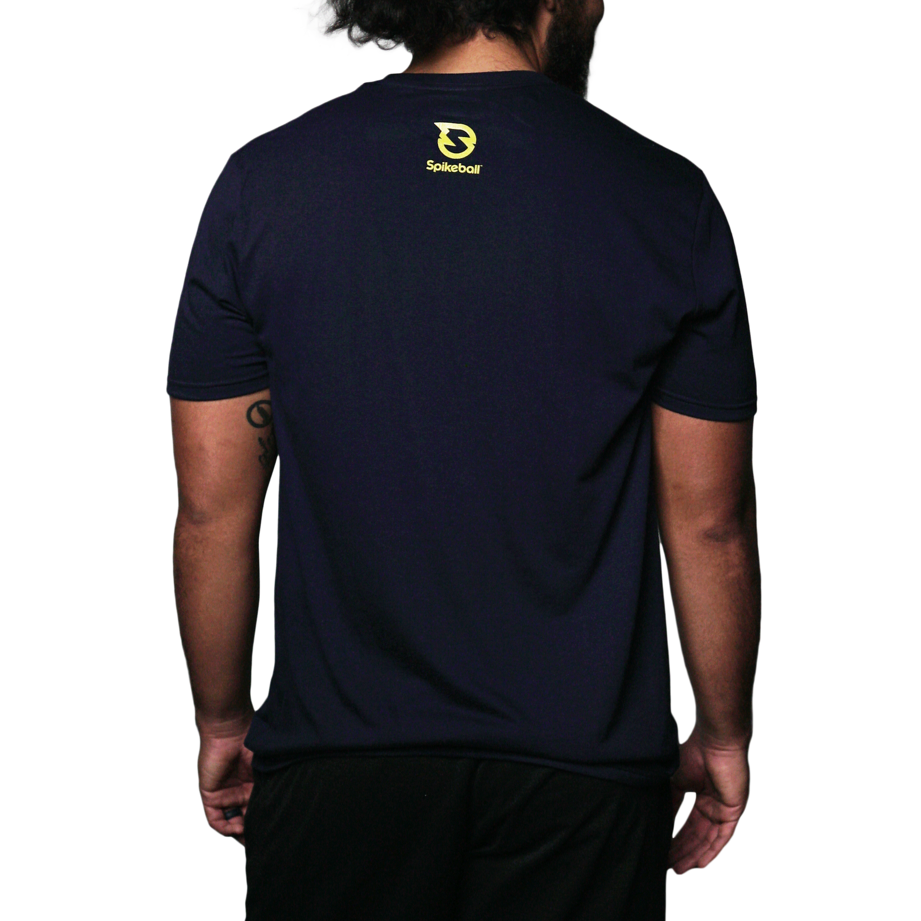 spikeball-heritage-t-shirt-marineblau-vintage-tri-blend-shirt image 2