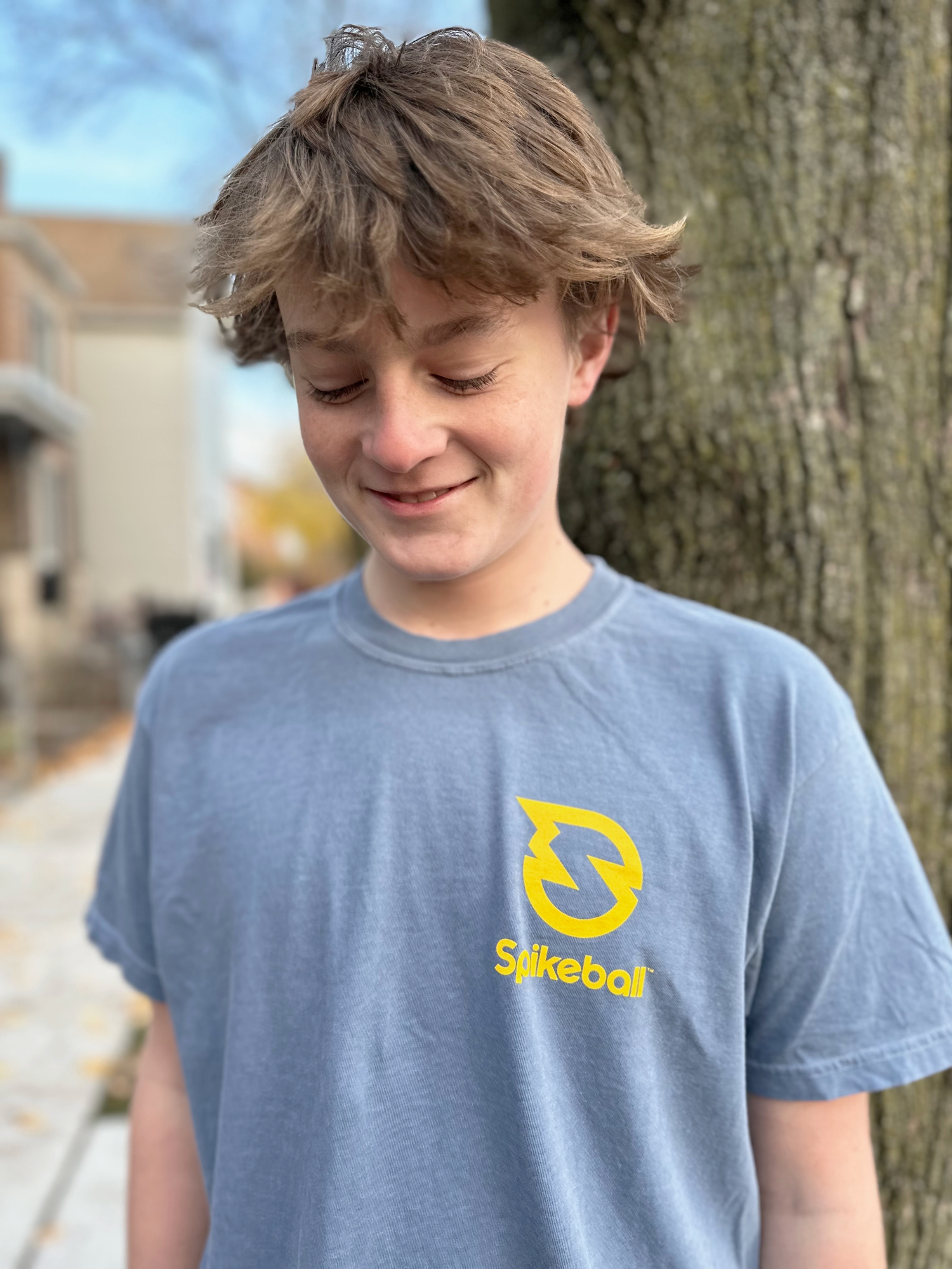 spikeball-spiel-t-shirt-schiefergrau-game-tee image 3