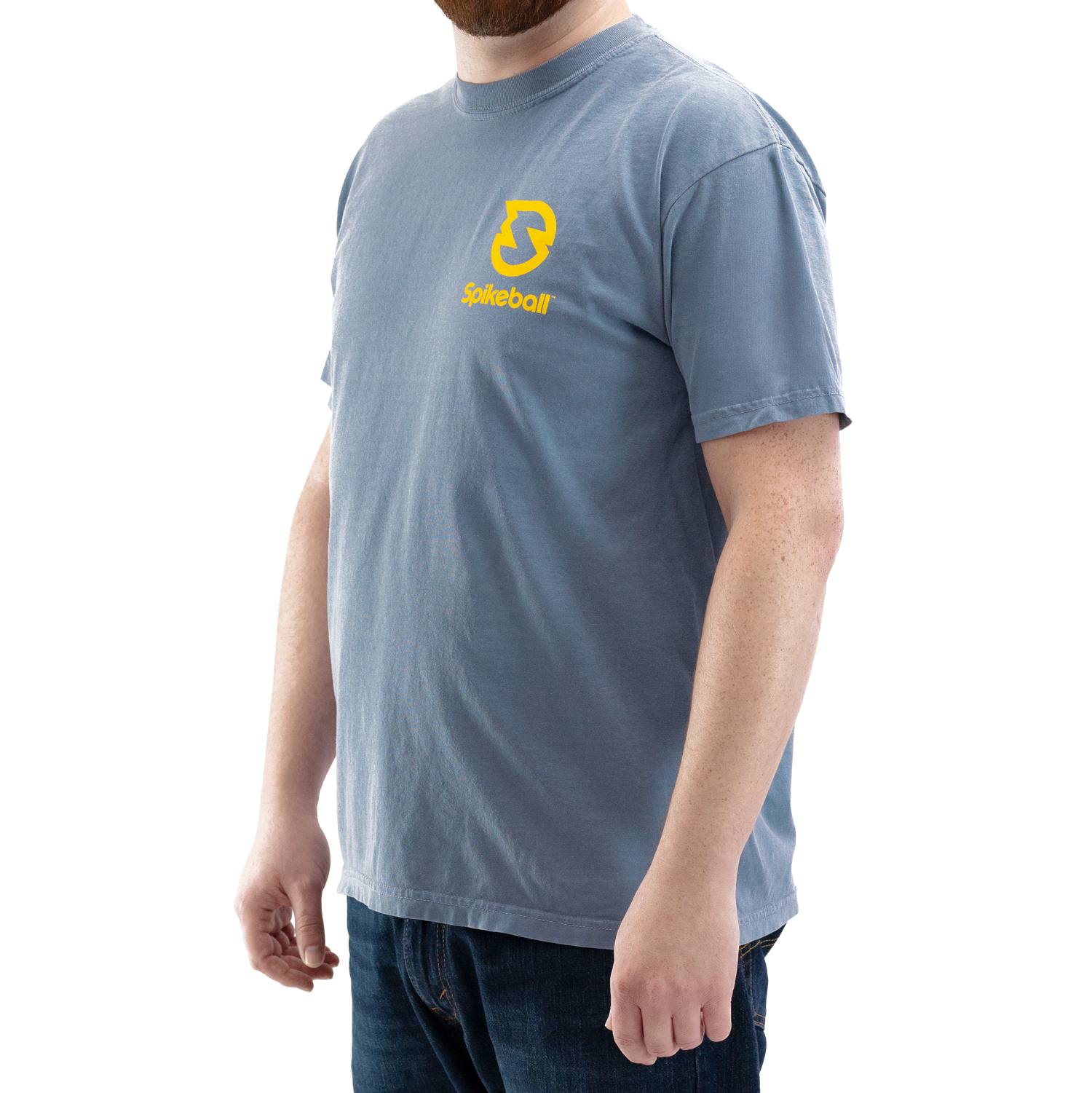 spikeball-spiel-t-shirt-schiefergrau-game-tee image 5