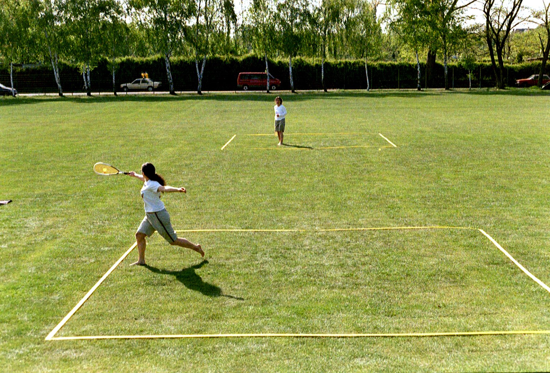 speedminton-easy-court-pro-spielfeld-2x-5-5x5-5-m image 2