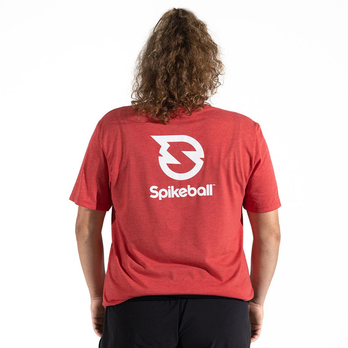 spikeball-classic-logo-t-shirt-kirsche-tri-blend image 3