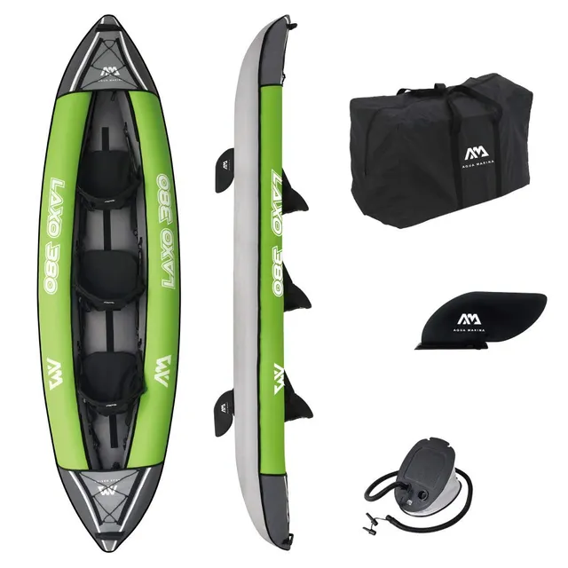 aqua-marina-laxo-380-freizeit-kajak-aufblasbar-380-x-95-cm-f-r-2-1-personen image 1