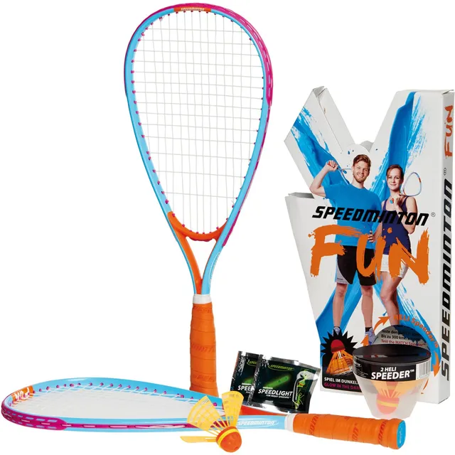 speedminton-fun-set-crossminton-set-mit-2-heli-speeder image 1