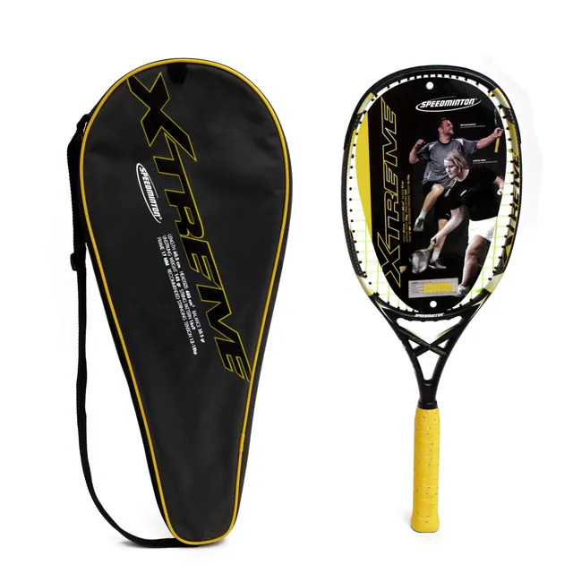 speedminton-xtreme-profi-schl-ger-charcoal-gelb-60-5-cm image 1
