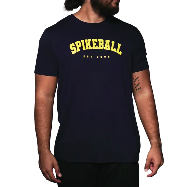 spikeball-heritage-t-shirt-marineblau-vintage-tri-blend-shirt image 1