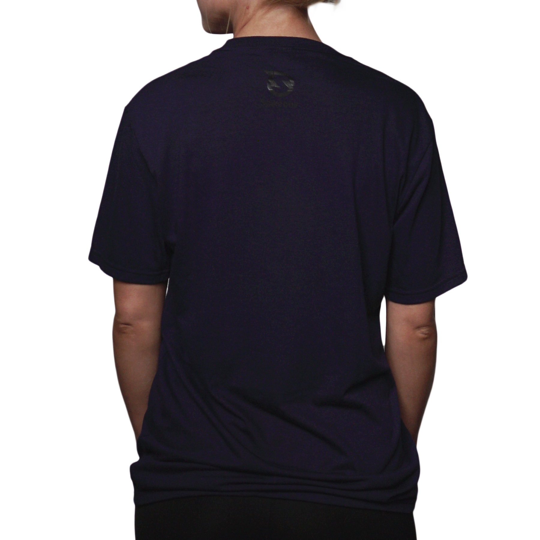 spikeball-textbook-t-shirt-marineblau-tri-blend-fan-shirt image 2